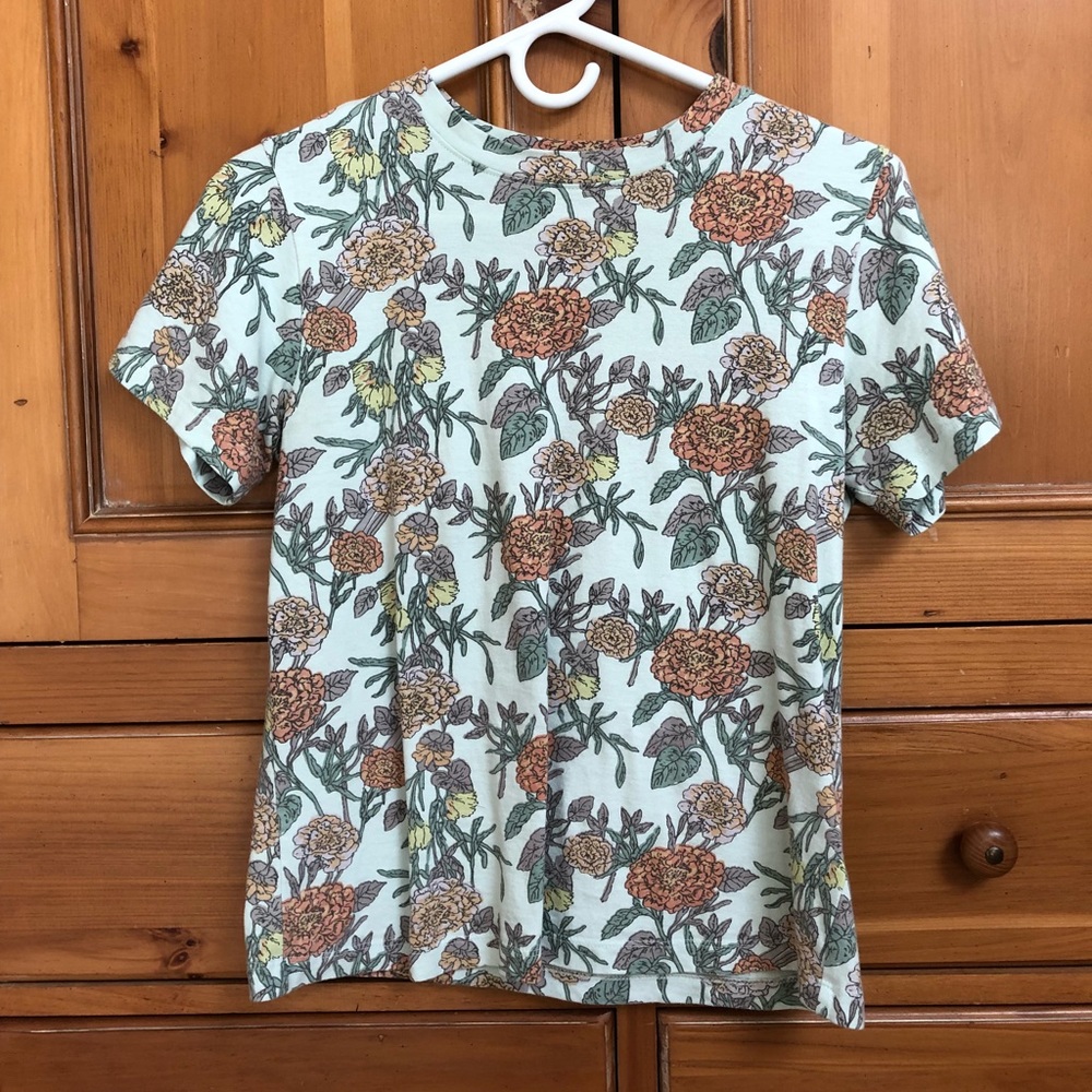 UO BDG Sienna Crew-Neck Floral Print Tee